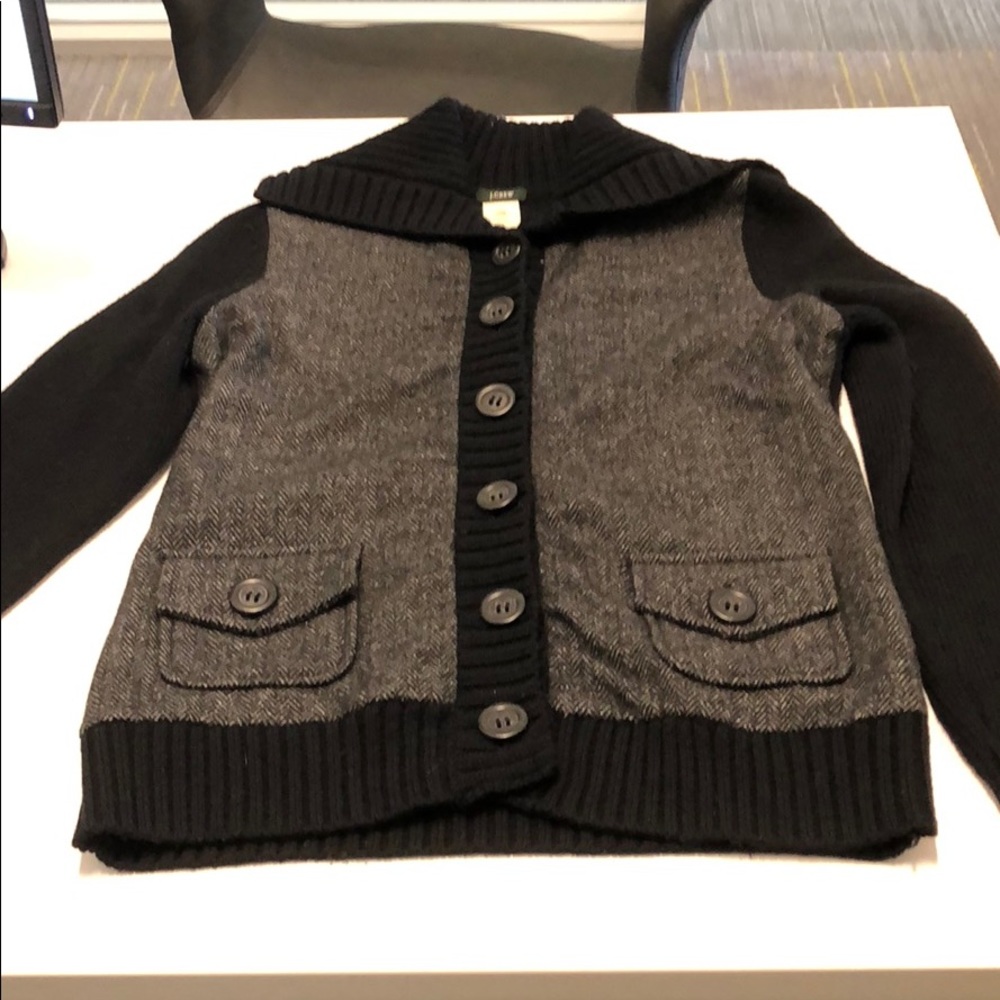 J Crew sweater jacket